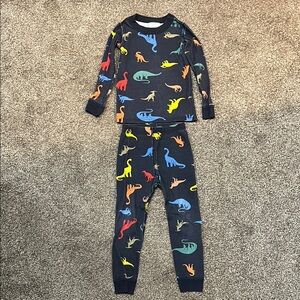 Hanna Andersson kids size 4 (100 cm) Navy Dinosaur Pajamas